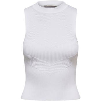 textil Mujer Tops y Camisetas Only ONLBIANKA S/L TOP Blanco