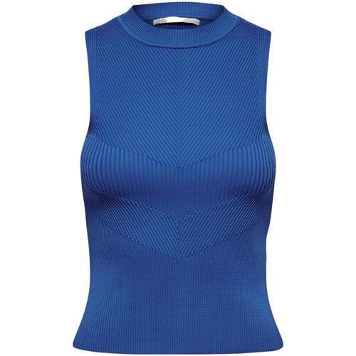 textil Mujer Tops y Camisetas Only ONLBIANKA S/L TOP Azul