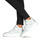 Zapatos Mujer Zapatillas altas Calvin Klein Jeans CHUNKY CUPSOLE LACEUP MID M Blanco / Plateado