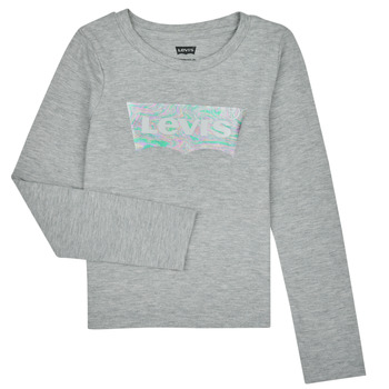 textil Niña Camisetas manga larga Levi's LS BATWING TOP Gris