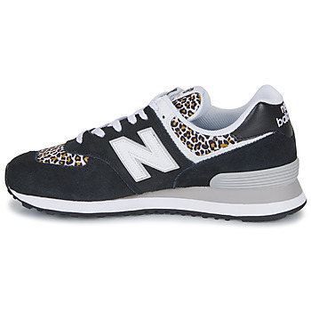 New Balance 574 Negro / Leopardo