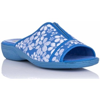 Zapatos Mujer Pantuflas Roal Zapatilla de casa Azul