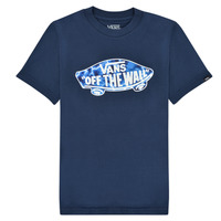 textil Niños Camisetas manga corta Vans BY OTW LOGO FILL Azul