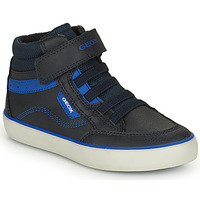 Zapatos Niño Zapatillas altas Geox J GISLI BOY Negro / Azul