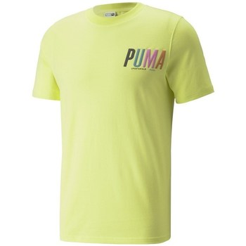textil Hombre Camisetas manga corta Puma Swxp Graphic Amarillo