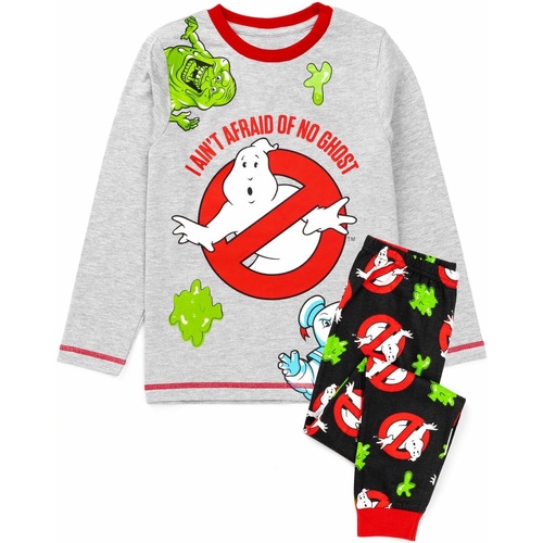 textil Niños Pijama Ghostbusters I Ain't Afraid Of No Ghost Negro