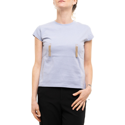 textil Mujer Tops y Camisetas Elisabetta Franchi MA02321E2 Violeta