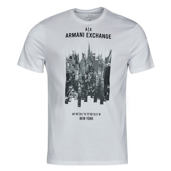 textil Hombre Camisetas manga corta Armani Exchange 6LZTFG-ZJBVZ Blanco