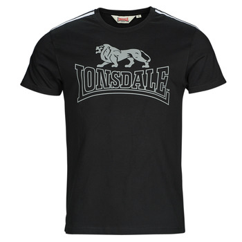 textil Hombre Camisetas manga corta Lonsdale PERSHILL Negro