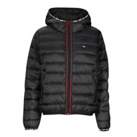 textil Mujer Plumas Tommy Jeans TJW QUILTED TAPE HOODED JACKET Negro