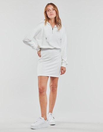 Tommy Jeans TJW TOMMY SIGNATURE HOODIE DRESS Blanco