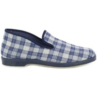 Zapatos Hombre Pantuflas Doctor Cutillas Zapatilla de casa en tejido eco reciclado Azul