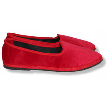 Zapatos Mujer Botas Veneziana Slipper veneciano modelo Paola de punta redonda Rojo