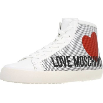 Zapatos Mujer Deportivas Moda Love Moschino SNEAKERD.CASSE25 Blanco