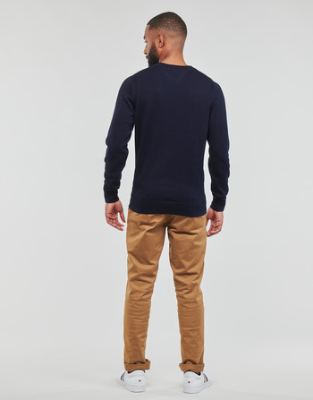 Tommy Hilfiger GLOBAL STP PLACEMENT CREW NECK Marino