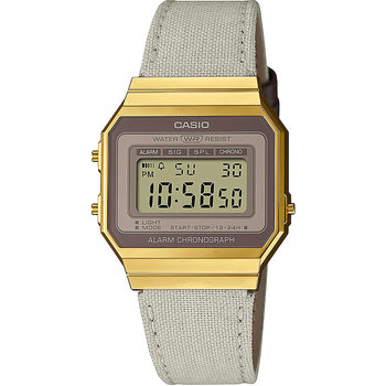 Relojes & Joyas Mujer Relojes digitales Casio A700WEGL-7AEF, Quartz, 33mm, 3ATM Oro