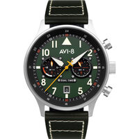 Relojes & Joyas Hombre Relojes analógicos Avi-8 Avi AV-4088-02, Quartz, 44mm, 5ATM Plata