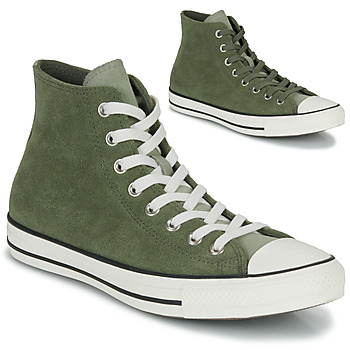 Zapatos Hombre Zapatillas altas Converse Chuck Taylor All Star Earthy Suede Verde