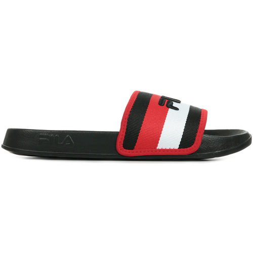 Zapatos Hombre Sandalias Fila Morro Bay Stripes Slippers Rojo