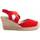Zapatos Mujer Alpargatas Leindia 73555 Rojo