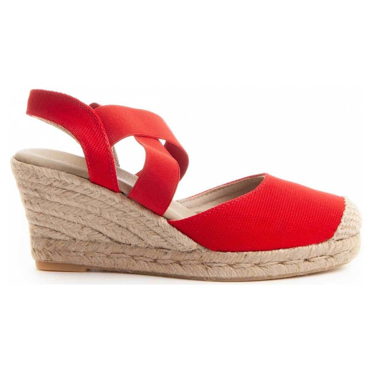 Zapatos Mujer Alpargatas Leindia 73555 Rojo