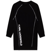 textil Niña Vestidos cortos Karl Lagerfeld Z12225-09B Negro