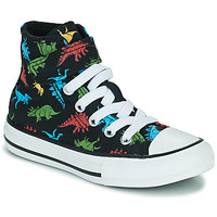 Zapatos Niño Zapatillas altas Converse Chuck Taylor All Star 1V Dinosaurs Hi Negro / Multicolor