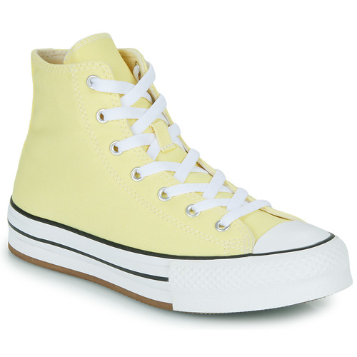 Zapatos Niña Zapatillas altas Converse Chuck Taylor All Star Eva Lift Seasonal color Hi Amarillo