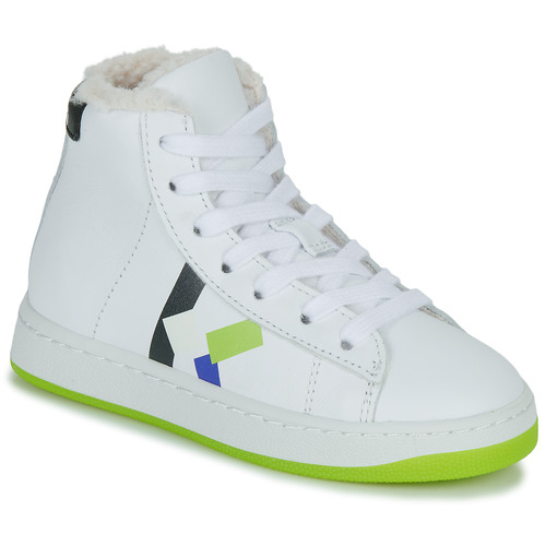 Zapatos Niños Zapatillas altas Kenzo K59054 Blanco