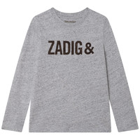 textil Niño Camisetas manga larga Zadig & Voltaire X25334-A35 Gris