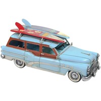 Casa Figuras decorativas Signes Grimalt Figura coche Surf Beach Azul