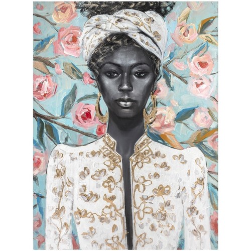 Casa Cuadros / pinturas Signes Grimalt Cuadro Mujer Africana Negro