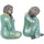 Casa Figuras decorativas Signes Grimalt Figura Buda 2 Unidades Azul