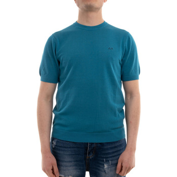 textil Hombre Tops y Camisetas Sun68 K32122 Azul