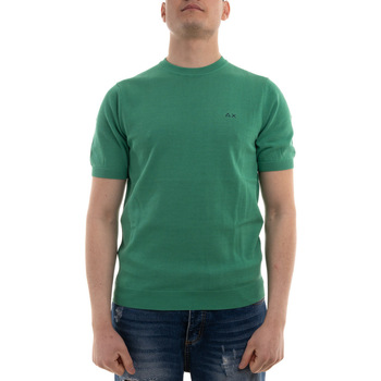 textil Hombre Tops y Camisetas Sun68 K32122 Verde