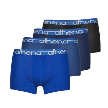Ropa interior Hombre Boxer Athena EASY JEAN X4 Negro / Azul