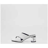 Zapatos Mujer Sandalias Karl Lagerfed K-BLOK KROSSTRAP SLIDE Blanc