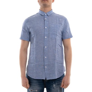 textil Hombre Camisas manga larga EAX 3LZC52ZNRCZ Azul
