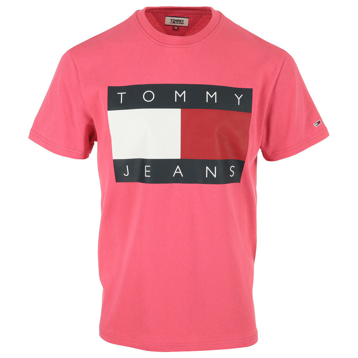 textil Hombre Camisetas manga corta Tommy Hilfiger Tommy Flag Tee Rosa