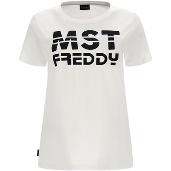 textil Mujer Camisetas manga corta Freddy S2WMAT1 Blanco