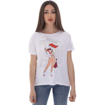 textil Mujer Tops y Camisetas Café Noir JT0047 Blanco