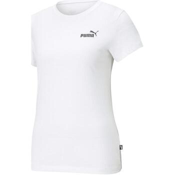 textil Mujer Camisetas manga larga Puma ESS Blanco