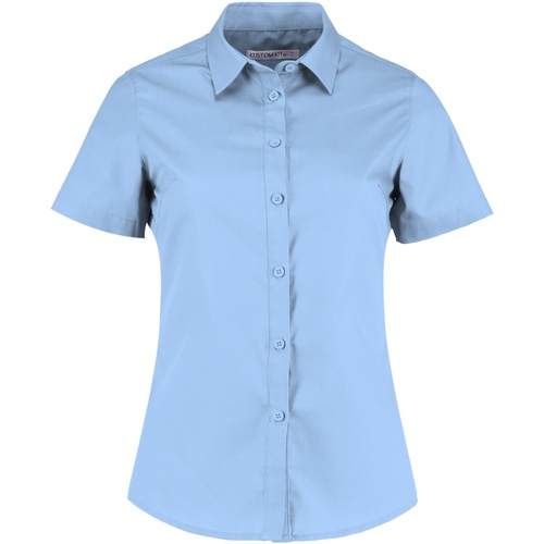 textil Mujer Camisas Kustom Kit KK241 Azul