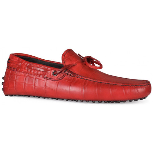 Zapatos Hombre Mocasín Tod’S  Rojo