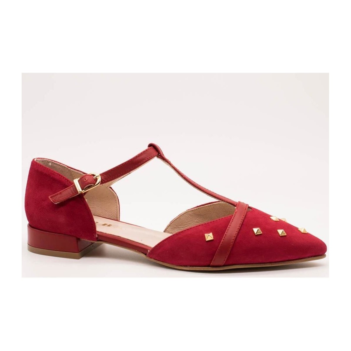 Zapatos Mujer Bailarinas-manoletinas Zabba Difference 3109 Rojo