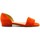 Zapatos Mujer Bailarinas-manoletinas Lussy Fiore 8056 arancio Naranja