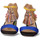 Zapatos Mujer Sandalias Exé Shoes SANDALIA TACÓN BAJO  LUISA-310 BLUE AZUL