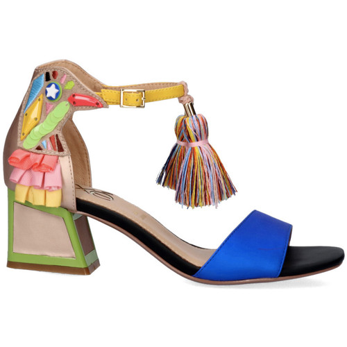 Zapatos Mujer Sandalias Exé Shoes SANDALIA TACÓN BAJO  LUISA-310 BLUE AZUL