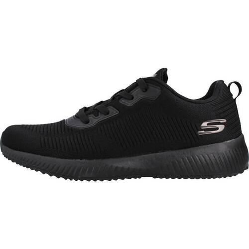 Zapatos Hombre Deportivas Moda Skechers SQUAD Negro
