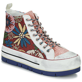 Zapatos Mujer Zapatillas altas Desigual CRUSH ROSA Multicolor